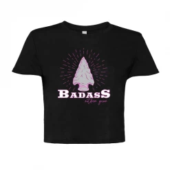 Badass Outdoor Gear Ladies Cropped Broadhead Tee
