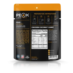 Peak Refuel Chicken Coconut Curry GEAR