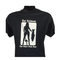 Badass Outdoor Gear Eat Salmon The Other Pink Meat Funny T-Shirt