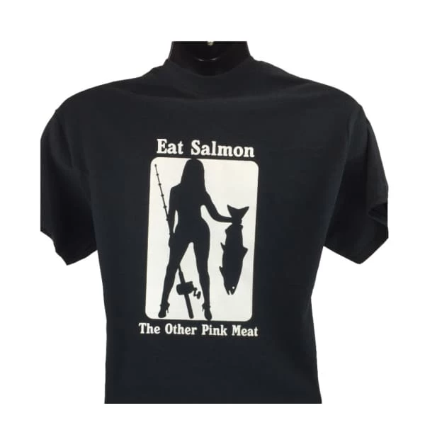Badass Outdoor Gear Eat Salmon The Other Pink Meat Funny T-Shirt 3 Badass Outdoor Gear Eat Salmon The Other Pink Meat Funny T-Shirt