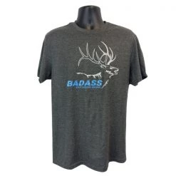 Badass Outdoor Gear Gray & Blue Elk T-Shirt CLOTHING