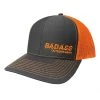 Badass Outdoor Gear New Side Panel Logo Snap Back Trucker Hat