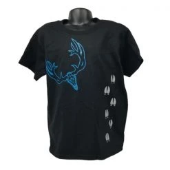 Badass Outdoor Gear Skull Deer Tracks T-Shirt CLOTHING