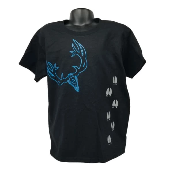 Badass Outdoor Gear Skull Deer Tracks T-Shirt CLOTHING 3 Badass Outdoor Gear Skull Deer Tracks T-Shirt CLOTHING