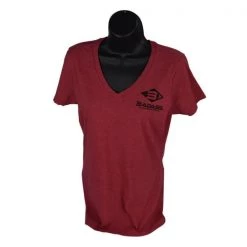 Badass Outdoor Gear Women's V-Neck Logo T-shirt