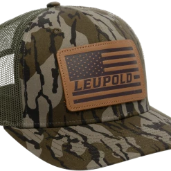 Leupold Leather Flag Trucker Hat CLOTHING