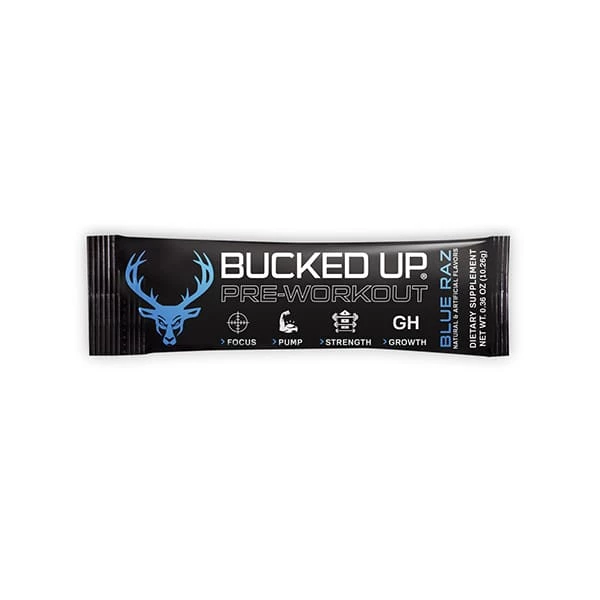 GEAR Bucked Up Pre-Workout Stick Packs 4 GEAR Bucked Up Pre-Workout Stick Packs