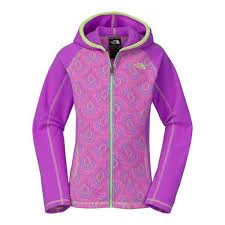 Chuck North Face Girls Glacier Full Zip Hoodie