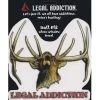 Badass Outdoor Gear Legal Addiction Bull Elk Window Decal GEAR