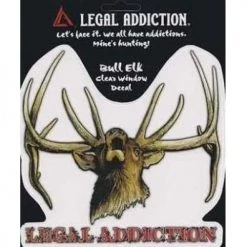 Badass Outdoor Gear Legal Addiction Bull Elk Window Decal GEAR