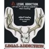 Badass Outdoor Gear GEAR Legal Addiction Muley Window Decal