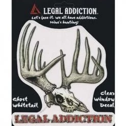 Badass Outdoor Gear Legal Addiction Whitetail Window Decal GEAR
