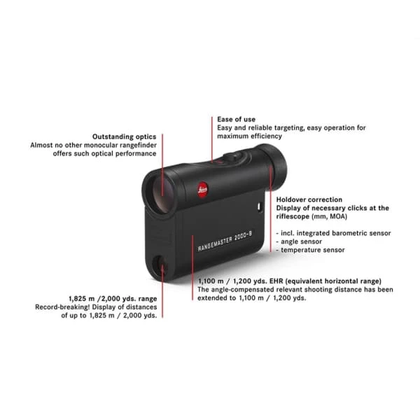 Leica Optics Leica CRF Rangemaster 2000-B Closeout 4 Leica Optics Leica CRF Rangemaster 2000-B Closeout