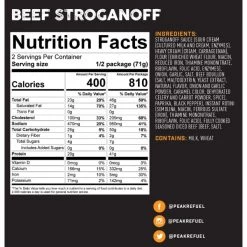 Peak Refuel Beef Stroganoff