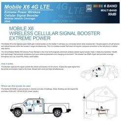 Phone Skope CX6 Cell Phone Signal Booster