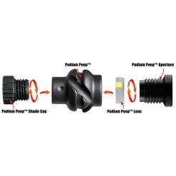 Specialty Archery Podium Peep Shade