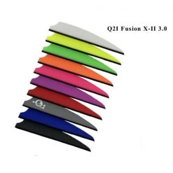 Badass Outdoor Gear Q2I Fusion X-II 3.0" Fletchings ARCHERY