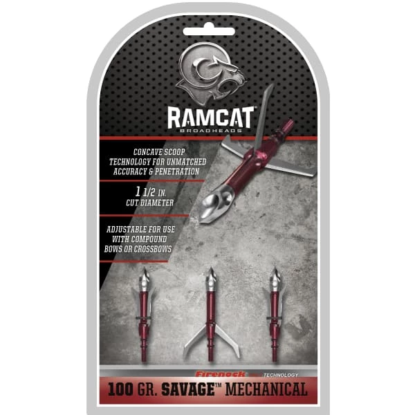 Ramcat Savage Mechanical Broadhead 6 Ramcat Savage Mechanical Broadhead