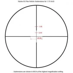 Styrka Optics Styrka S5 Series 1.75 - 5 X 32 Riflescope Closeout 1 Left OPTICS